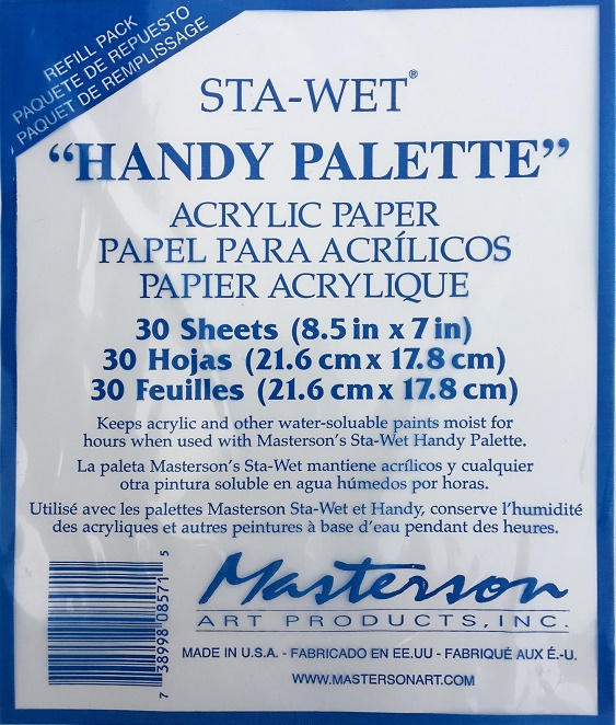 Masterson Stay-Wet Handy Acrylic Film Refill - Brushes and More